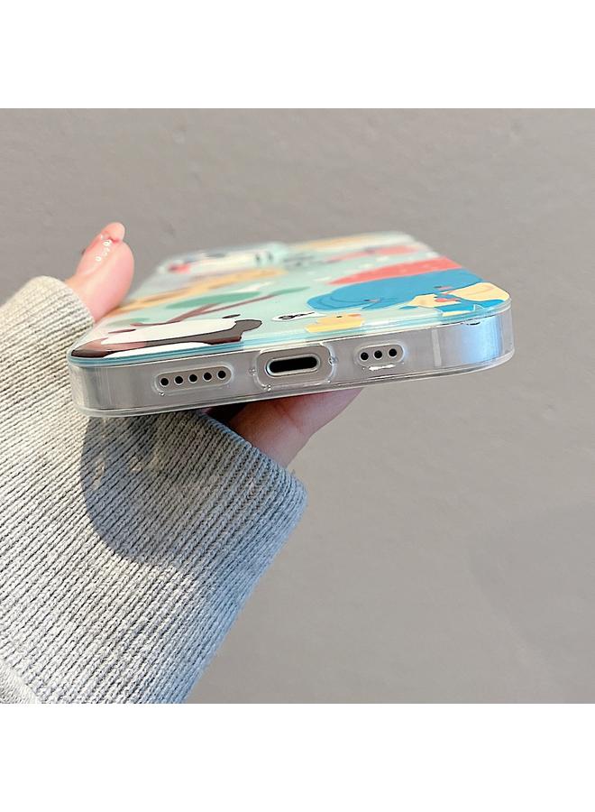 Zaboon Case For iPhone 12 IMD Cute Animal Pattern Phone Case - Image 4