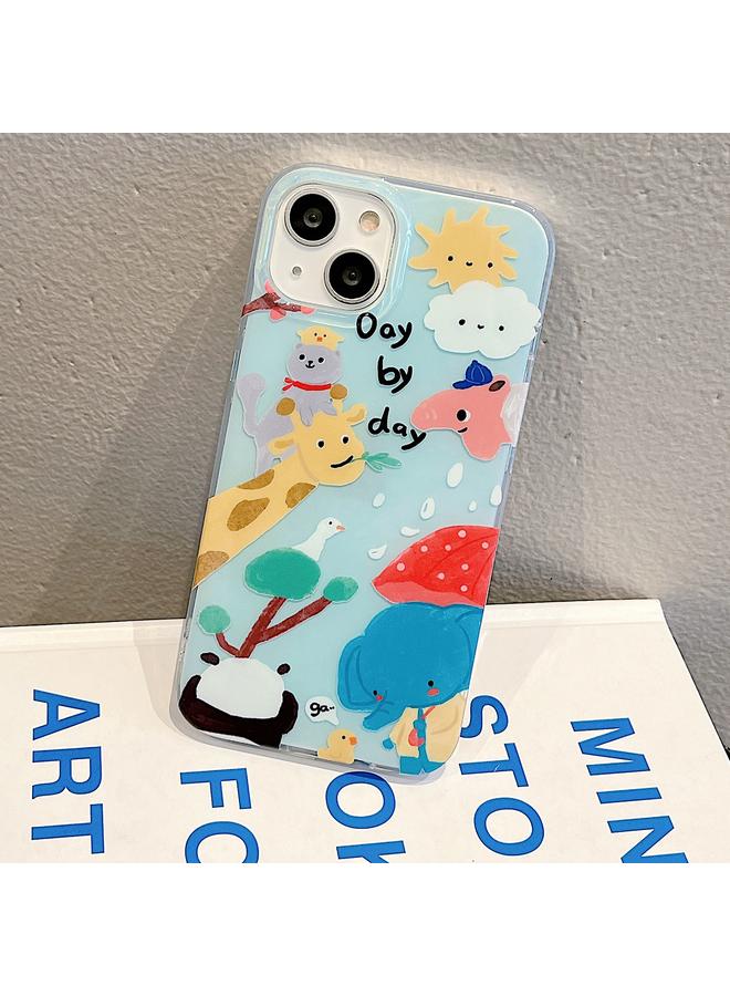Zaboon Case For iPhone 12 IMD Cute Animal Pattern Phone Case - Image 2
