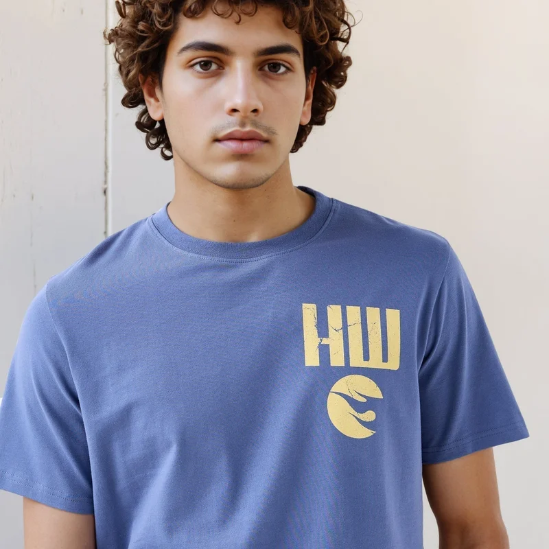 SP Characters Men Regular Fit Crew Neck Short Sleeves Hot Wheels Print T-shirt