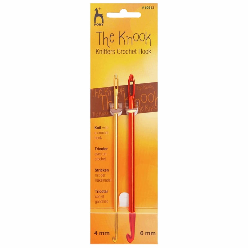 NTGS Pony The Knook Knitters Crochet Hook - Knooking Set 4mm 6mm - Image 1