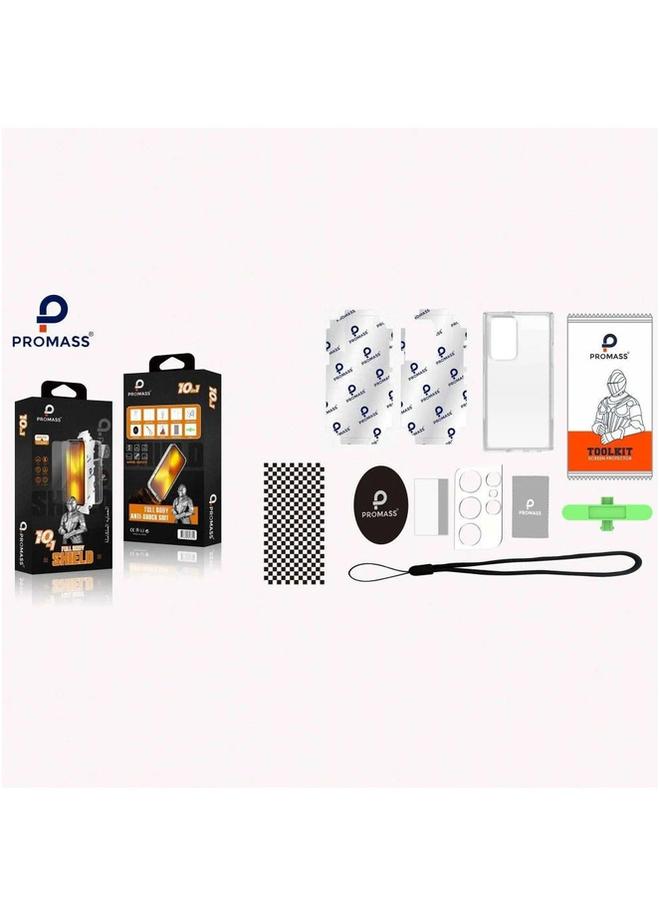 PROMASS The original integrated protection package for the Galaxy S23 Ultra, resistant to breakage and scratches, from Promas - Image 2