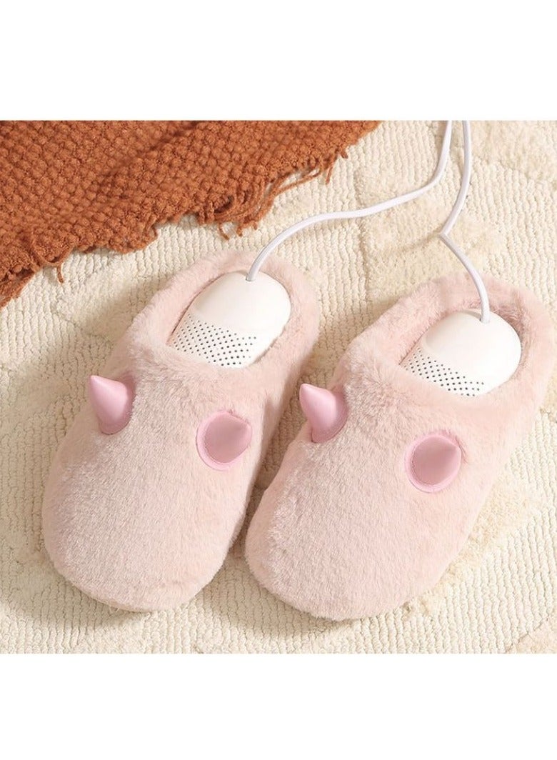 مجفف أحذية مع خاصية التعقيم وإزالة الروائح - تسخين بدرجة حرارة ثابتة، مؤقت بثلاث مستويات، حرارة محيطة 360 درجة، مادة ABS مقاومة للهب - Image 4