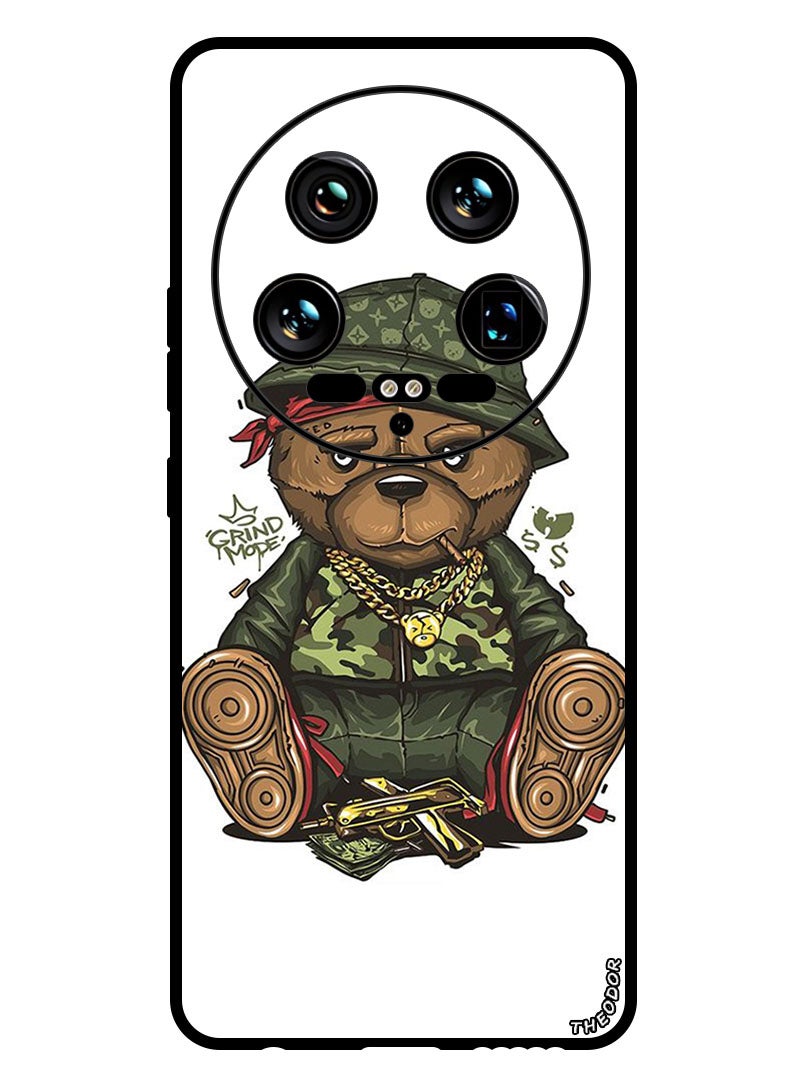 Theodor Protective Case Anti Scratch Shock Proof Bumper Cover For Xiaomi 14 Ultra Teddy Bear - Image 1