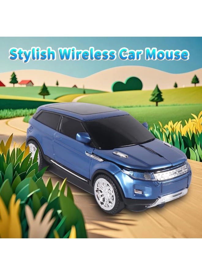 elec Space Wireless Mouse Car Computer Mouse for PC Laptop (Blue) - Image 2