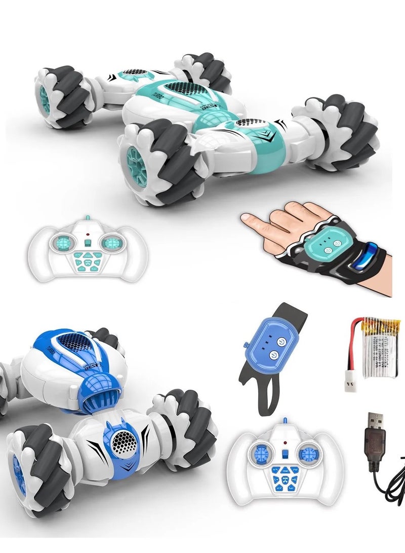 MZtoyz, Remote Control Watch Gesture Sensor Deformable Electric Toy Car for Kids - Image 1