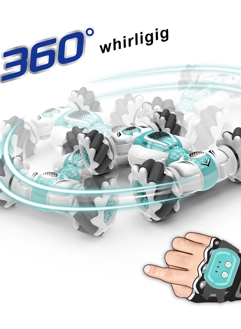 MZtoyz, Remote Control Watch Gesture Sensor Deformable Electric Toy Car for Kids - Image 2