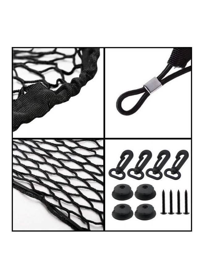 Generic Envelope Trunk Cargo Net Stretchable, Universal Adjustable Elastic Mesh with Hooks, Storage Organizer for Car, SUV, Truck  - Image 4