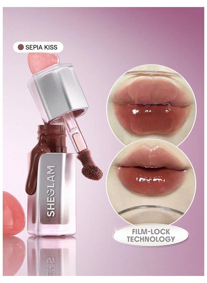 SHEGLAM Glass Lock Air Gloss-Sepia Kiss Sepia Kiss - Image 2