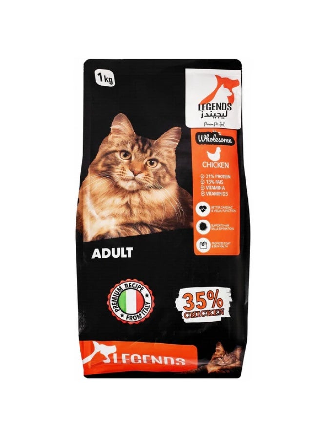 Legends Dry Food with Chicken for adult cats 1 kg