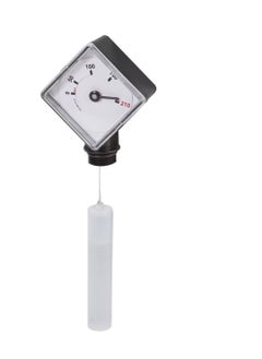 Groz Drum Level Indicator | ¾-Inch Thread Polyethylene Construction Perfect Fluid Gauge For Use On Oil & Fuel Drums