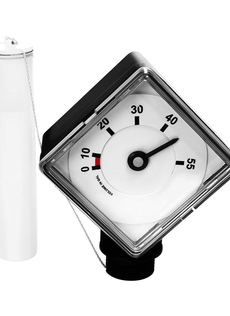 GROZ - Groz Drum Level Indicator | ¾-Inch Thread Polyethylene Construction Perfect Fluid Gauge For Use On Oil & Fuel Drums - Image 1