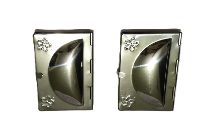 GS KITCHENWARE GS Steel Karanji, Gujiya/Gujia Maker Mould Sacha, Karjikai Molds, Pack of 2 - Image 2