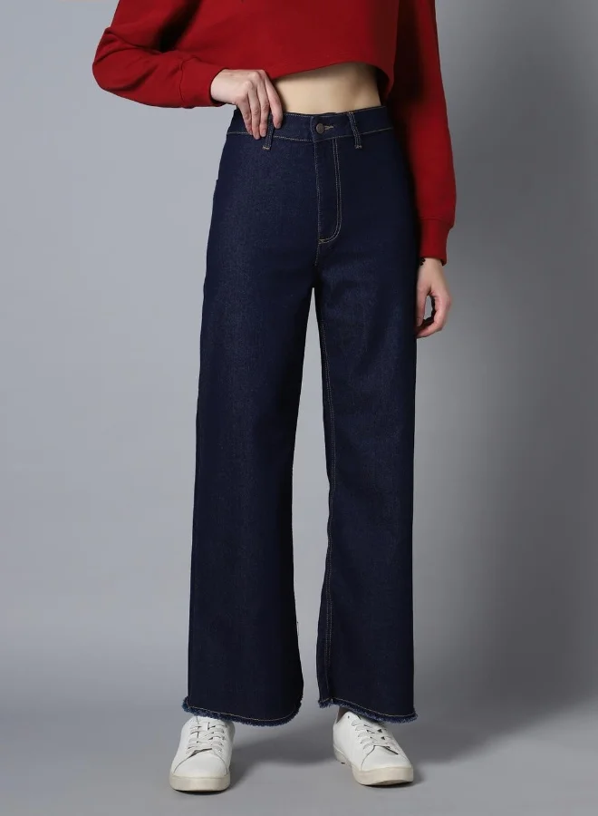 HIGH STAR  Women Indigo Jeans for Women | Best Price UAE