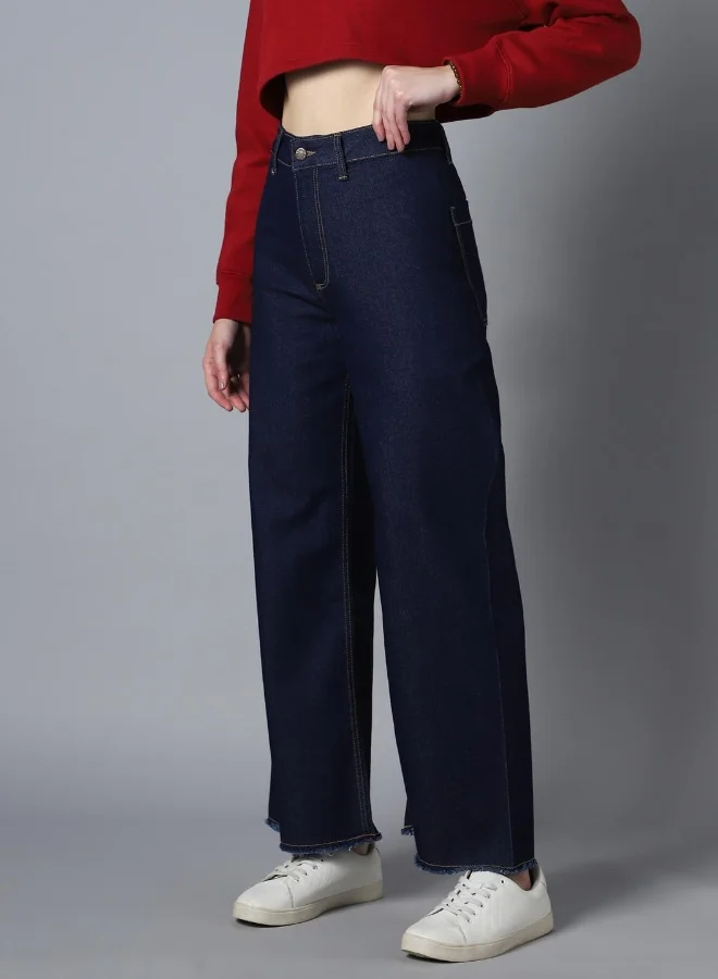 HIGH STAR  Women Indigo Jeans for Women | Best Price UAE