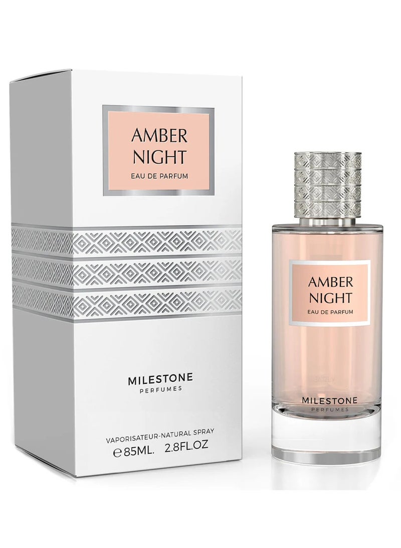 Milestone Amber Night Eau De Parfum For Unisex - 85 ML - Image 1