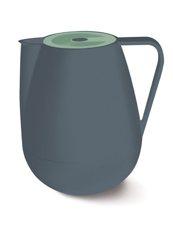 Badraig - Thermos for tea and coffee Grey/Green 1 liter - Image 1
