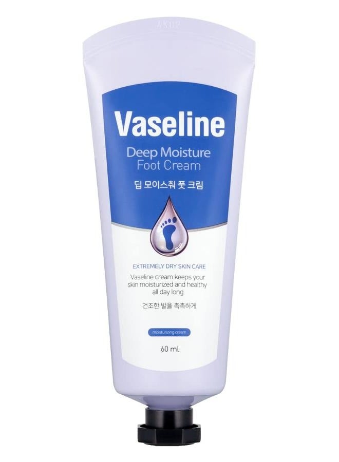 فازلين كريم ترطيب عميق للقدم 60 مل