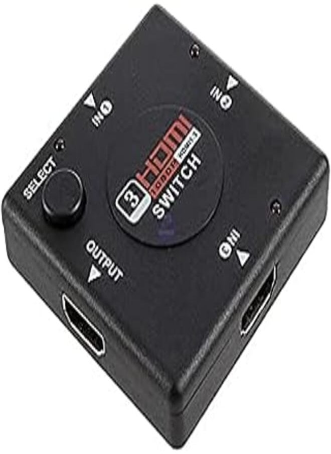 Generic 3-in-1 HDMI Hub Displays Port Interchange with 1080p 