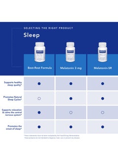 بيور إنكابسيليشن Pure Encapsulations Melatonin-SR - ميلاتونين ممتد المفعول - يدعم النوم المريح* - مكمل غذائي للنوم - خالٍ من الجلوتين ونباتي - 60 كبسولة  - Image 5