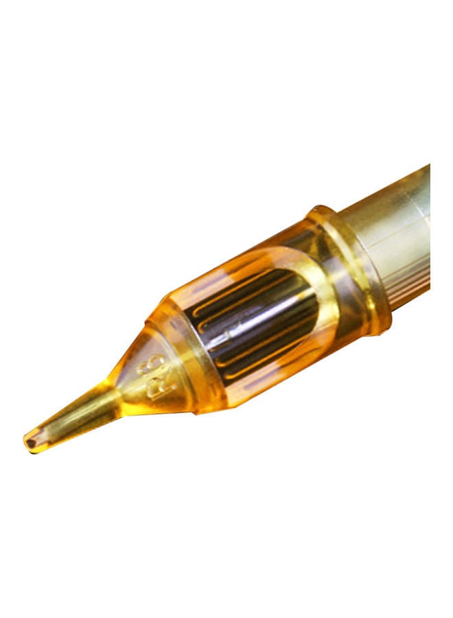 NIBEMINENT 20-Piece 7RL Disposable Tattoo Needle Set Yellow - Image 5