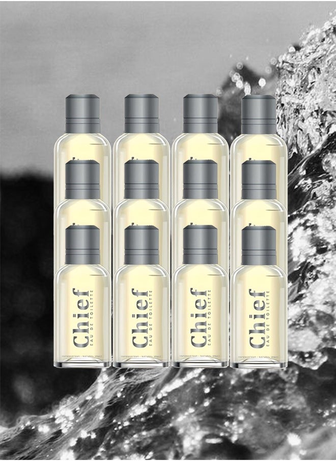 يو إف 12 قطع عطر شيف للرجال 100 مل  - Image 1