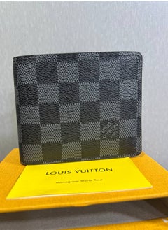 Louis Vuitton LV Wallet - Black, Small, Slim, Comfortable, Perfect Gift for Men