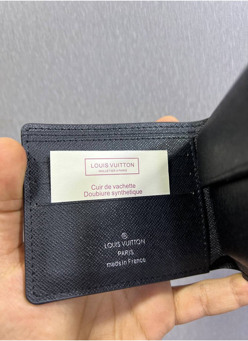 Louis Vuitton - Louis Vuitton LV Wallet - Black, Small, Slim, Comfortable, Perfect Gift for Men - Image 1