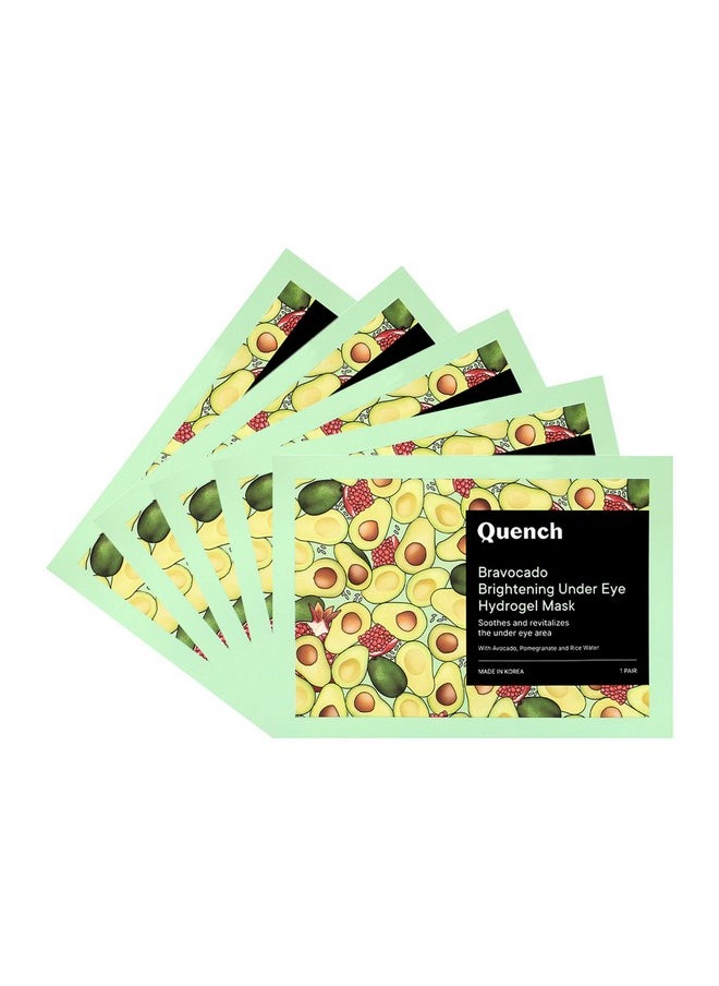 Quench Korean Under Eye Hydrogel Patches For Dark Circles & Puffiness Reduction | Enriched With Vitamin E & Avocado | Instantly Hydrates & Cools | Made In Korea (Pack Of 5) - pzsku/Z31D0C0AA75CA1BF131B8Z/45/_/1730799003/d76fbbe6-e486-46ba-bc95-bf011d1202f1