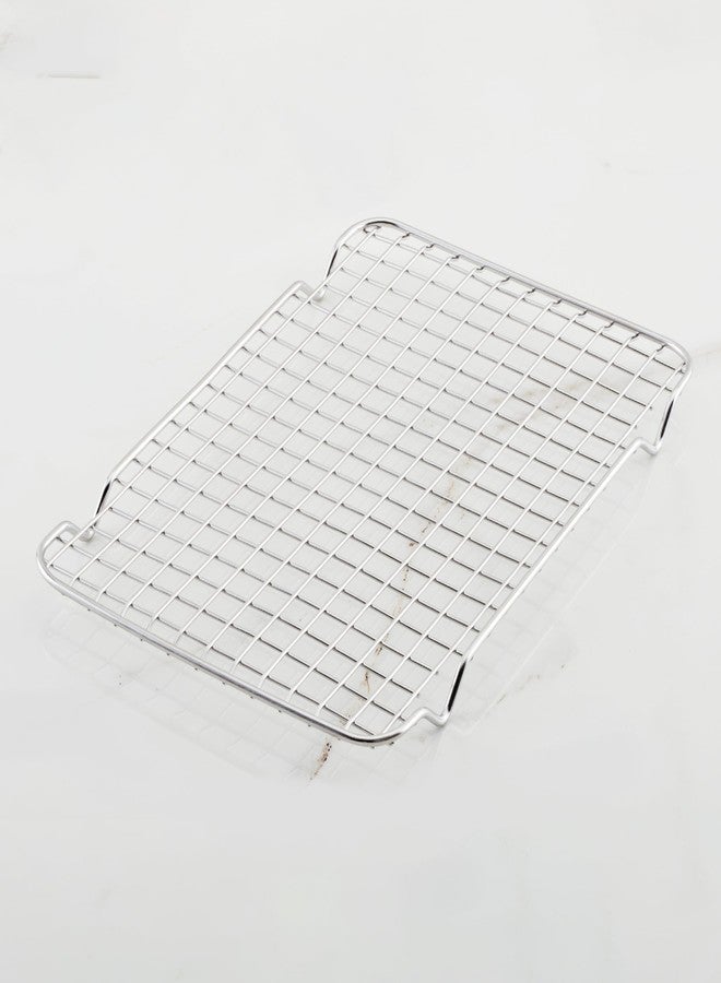 Hestan Provisions OvenBond - 9" x 12.5" Stainless Steel Quarter Sheet Pan Cooling Rack - Image 2