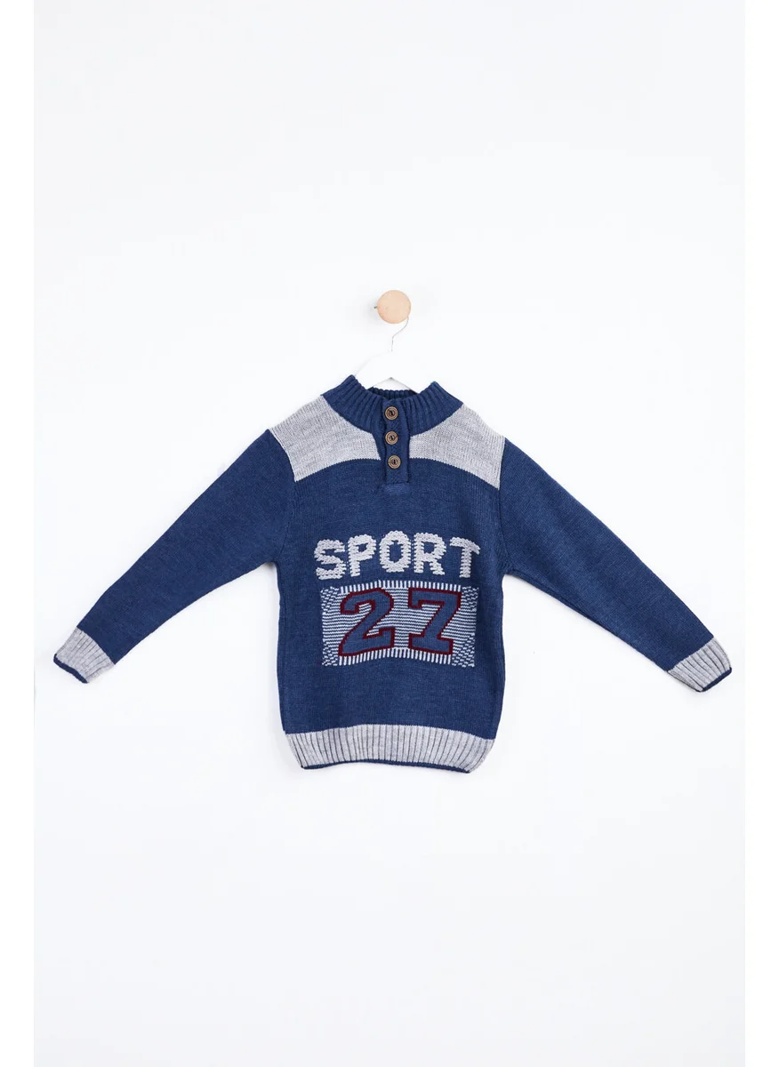 Tofisa 24101-INDIGO Children's Sweater