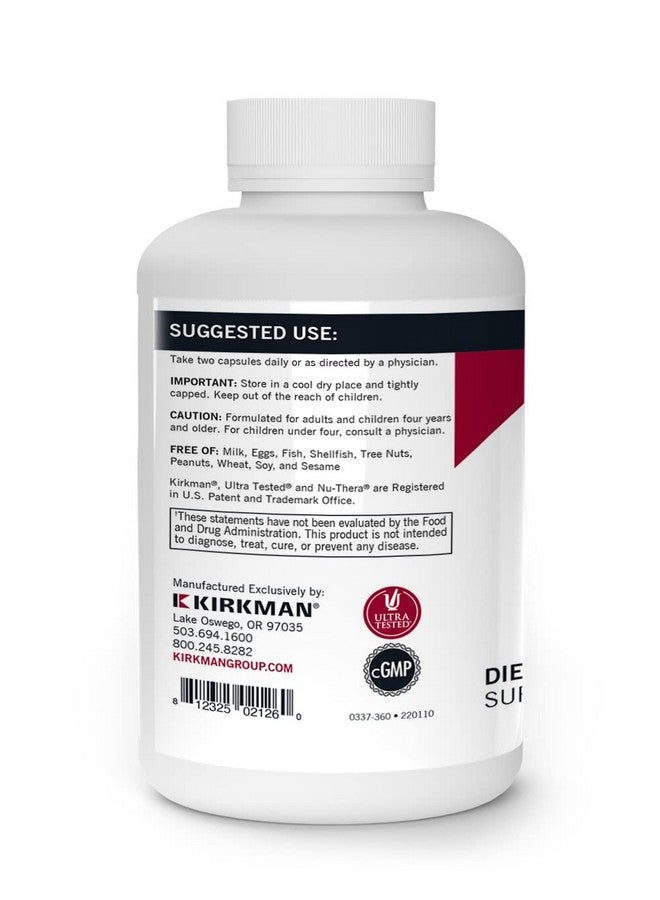 Kirkman - Super Nu-Thera - 360 Capsules - Comprehensive Multivitamin - with Vitamin B6 & Magnesium Content - Hypoallergenic - Image 3