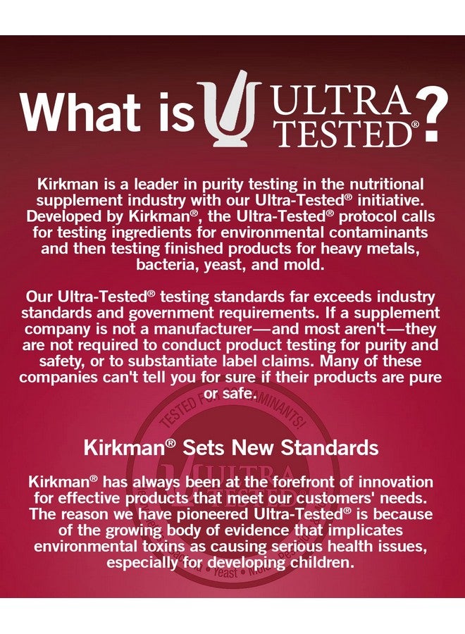 Kirkman - Super Nu-Thera - 360 Capsules - Comprehensive Multivitamin - with Vitamin B6 & Magnesium Content - Hypoallergenic - Image 5