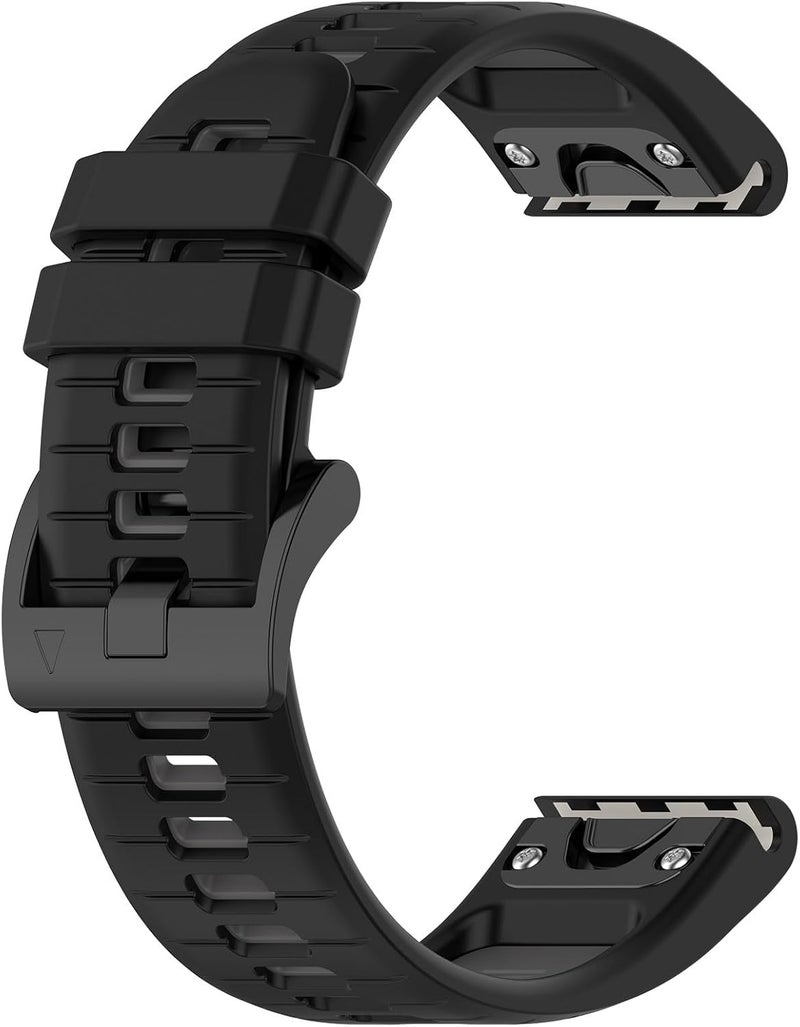 LOKEKE Compatible with Garmin Epix Pro Replacement Wrist Band - 20mm Replacement Silicone Wrist Watch Band Strap Compatible with Garmin Epix Pro - Image 1