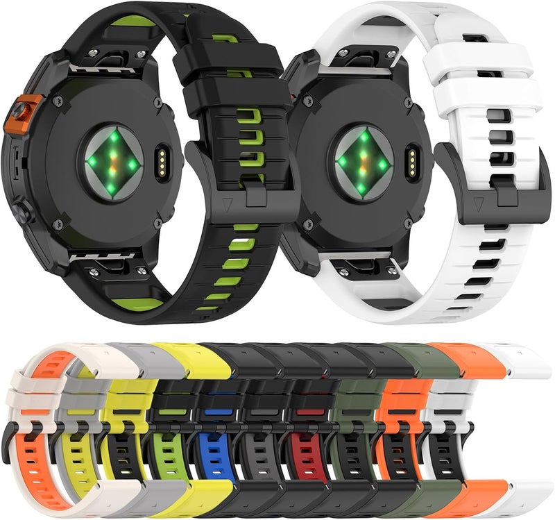 LOKEKE Compatible with Garmin Epix Pro Replacement Wrist Band - 20mm Replacement Silicone Wrist Watch Band Strap Compatible with Garmin Epix Pro - Image 4