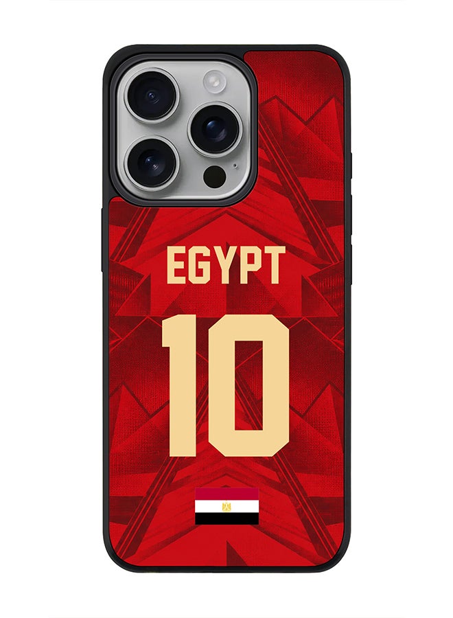 Stylizedd For Apple iPhone 16 Pro Case, [Compatible with MagSafe] Slim Magnetic cover Phone Case - Football Team Egypt World Cup 2026 - Image 1