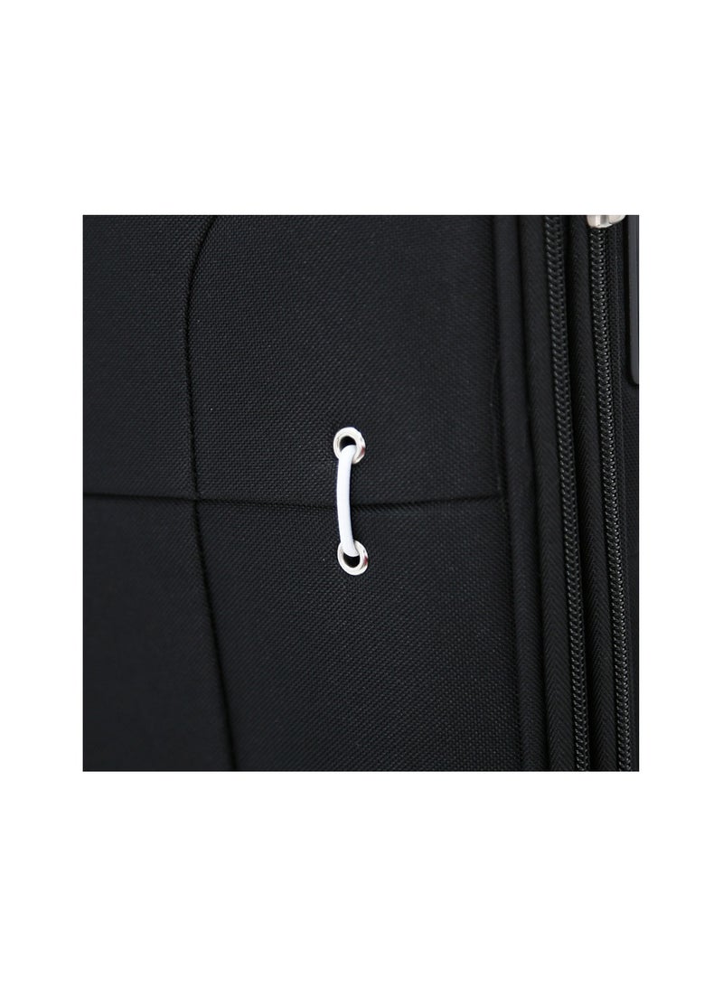 DILIXI طقم حقائب أمتعة بعجلات من الجانب الناعم، 3 قطع، أسود (S-20"،M-24"،L-28") - Image 5