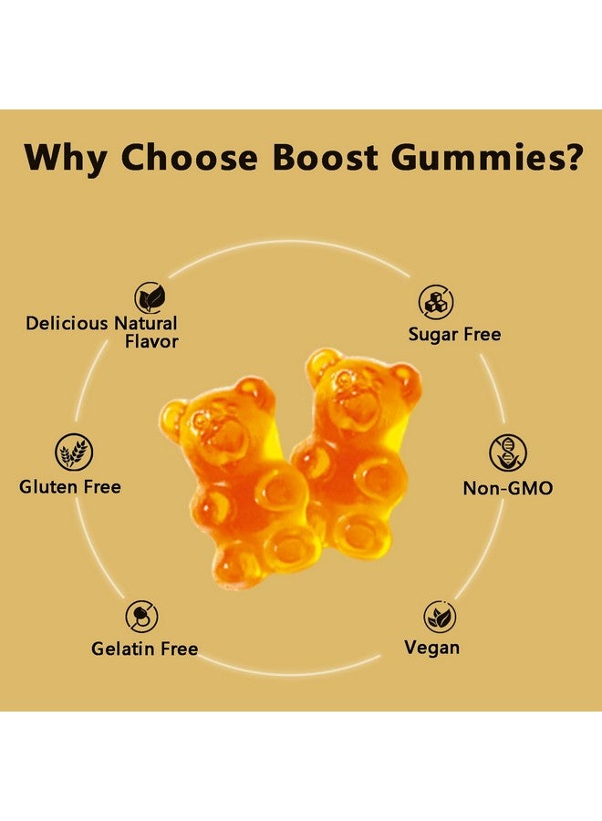 Rulinal Boost Gummies for Men | Oyster Shilajit Gummies for Adults | Enhances Strength & Immune Support | with Oyster, Shilajit, Vitamin B3, Maca Powder | Non-GMO & Vegan | 60 Gummies - Image 4