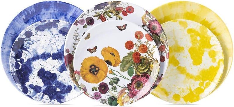 Juliska Splatter and Spin Melamine Yellow Dinner Plate - Image 4