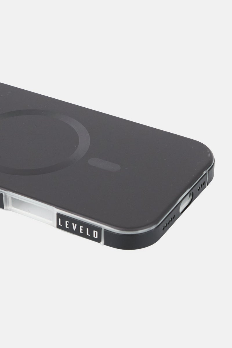 LEVELO iPhone 16 Pro Opulis MagSafe Compatible Protective Case, Black - Image 4