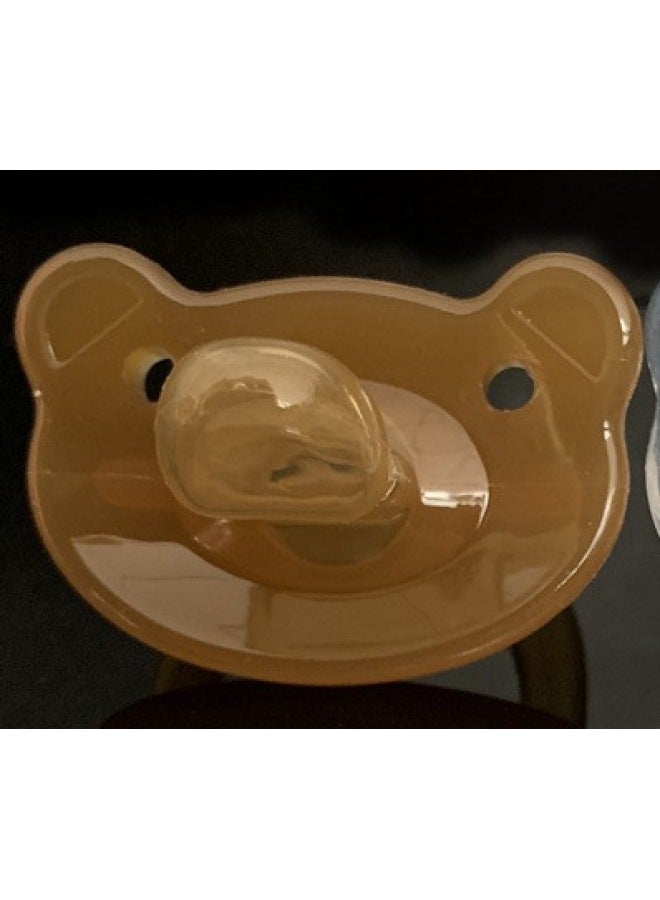 Liquid Super Soft Bear Pacifier Anti-flatulence Silicone Baby Sleeping Type Baby Play Mouth Pinduoduo