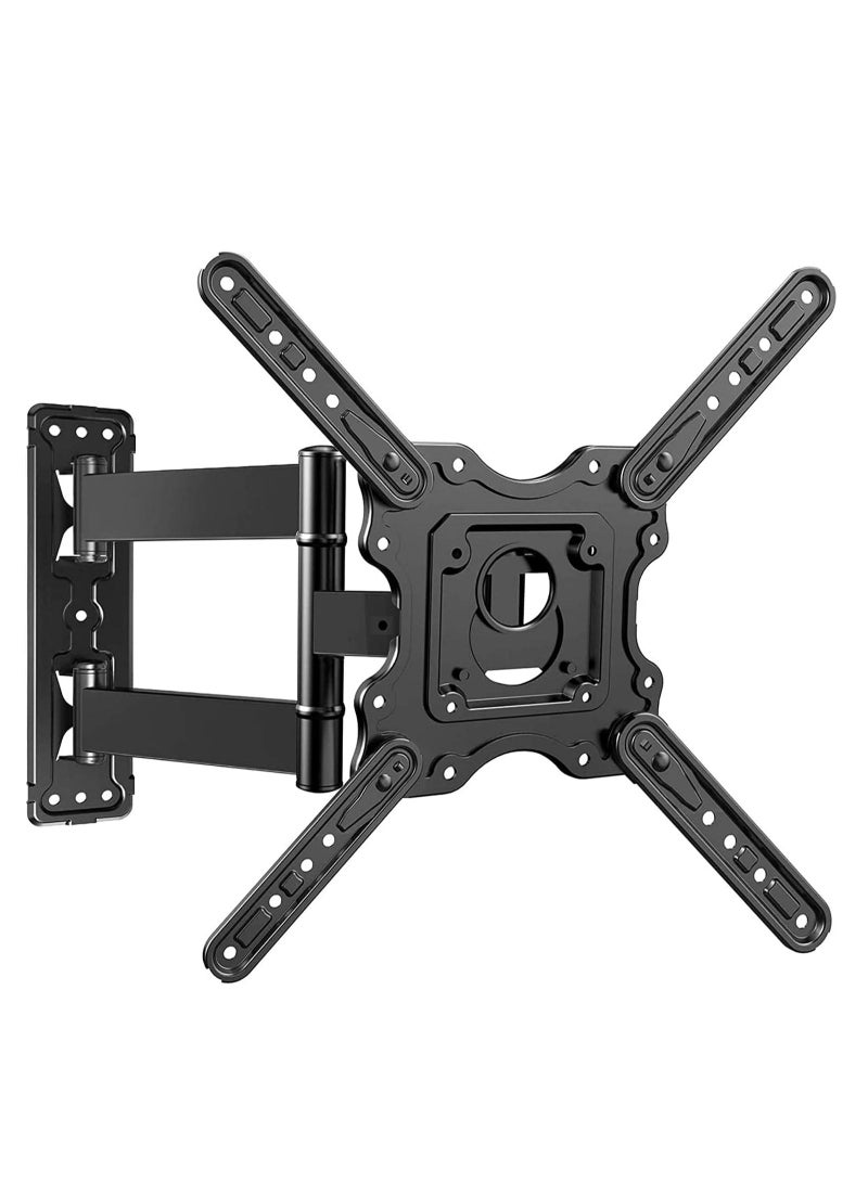 Mcmola Tv Wall Mount, Swivels Tilts Extends Heavy Duty Tv Mount Bracket For 32 55 Inch Plasma & Curved Tv Up To 40Kg Max Vesa 400X400Mm, Black, - Image 1