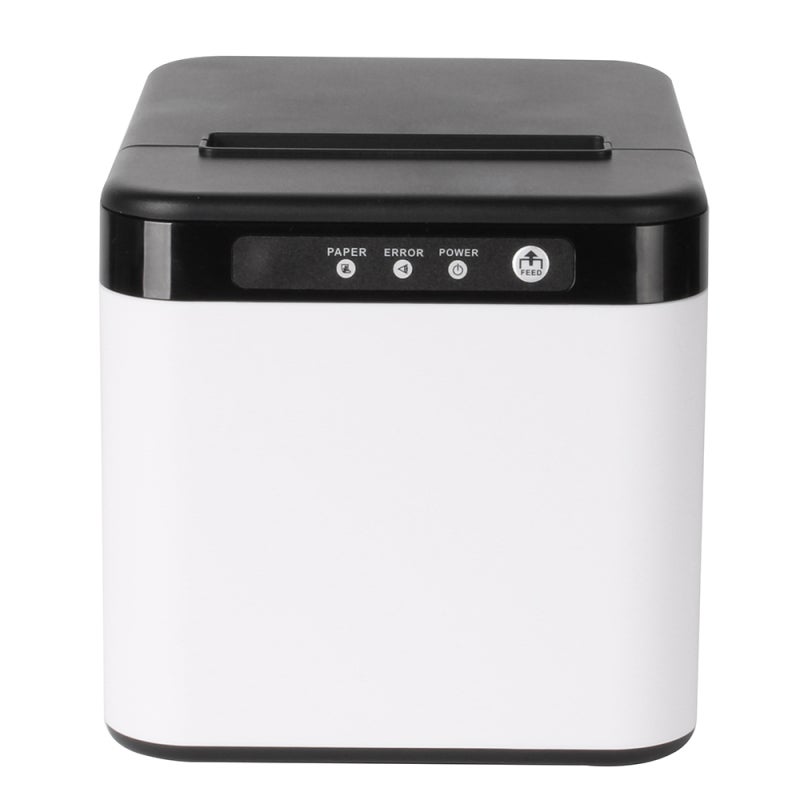 80mm Receipt Printer ESC/POS Thermal Printer Desktop Direct Print USB+LAN Connection High Efficiency with Auto Cutter Large Paper Bin for Shipping Business Restaurant Kitchen Supermarket Store Home Business Retail - Image 2