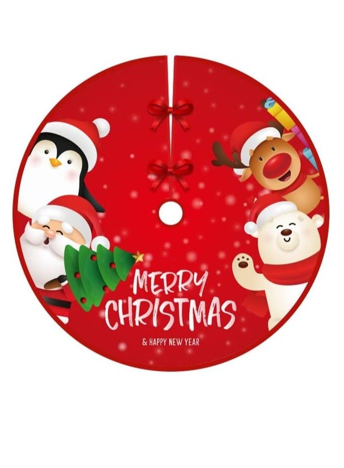 Brain Giggles Brain Giggles Tree Skirt Creative And Exquisite Design for Home Indoor Outdoor Holiday Ornaments Decoration - Image 1