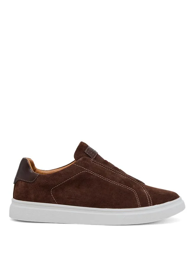 ستيف مادن Sandrai Brown Men's Low-Top Sneakers