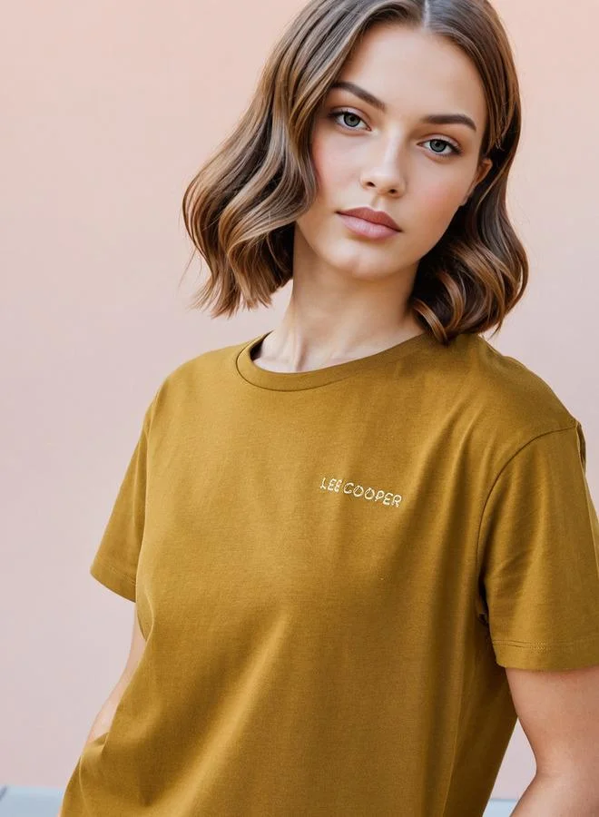 لي كوبر تيشيرت لي كوبر مطرز