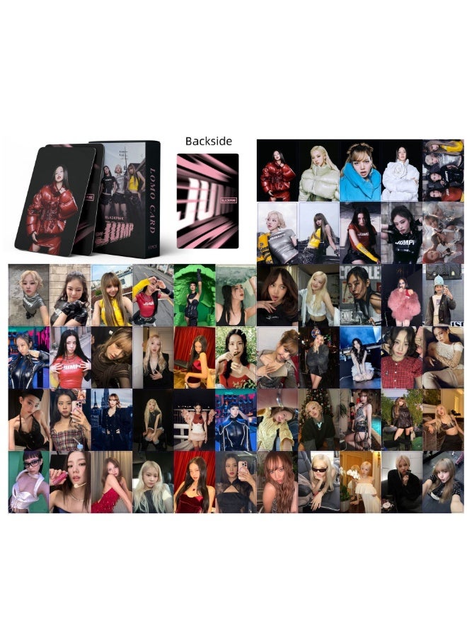 EHOME 55Pcs Black Pink's New Song "JUMP" Released At The Concert Lomo Card - Image 3