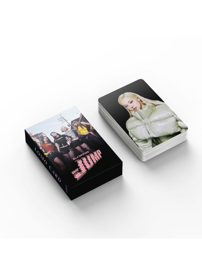 EHOME 55Pcs Black Pink's New Song "JUMP" Released At The Concert Lomo Card - Image 4