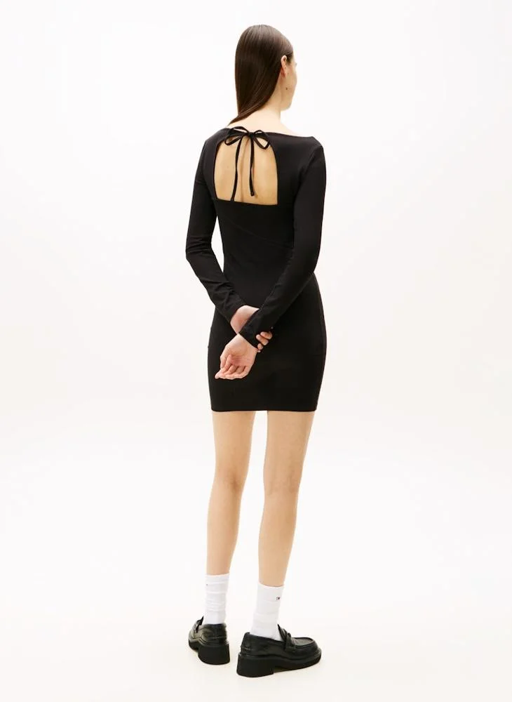 TOMMY JEANS Small Flag Bling A-Line Mini Dress