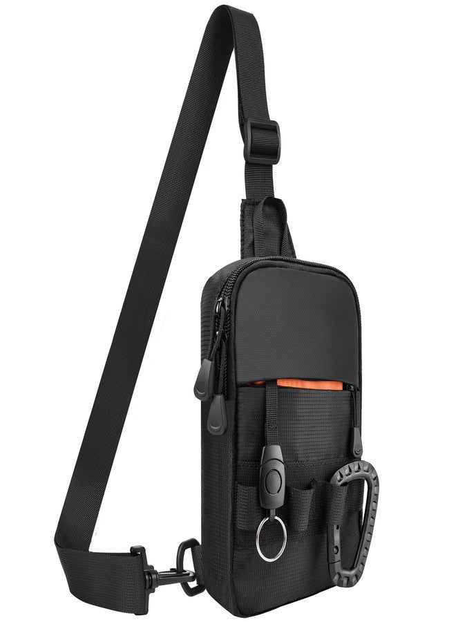 DEYACE Mens Sling Bag, YKK Zippers Small Crossbody Bag for Hiking Travel Work, Water Resistant Utility EDC Mini Chest Bag - Image 1