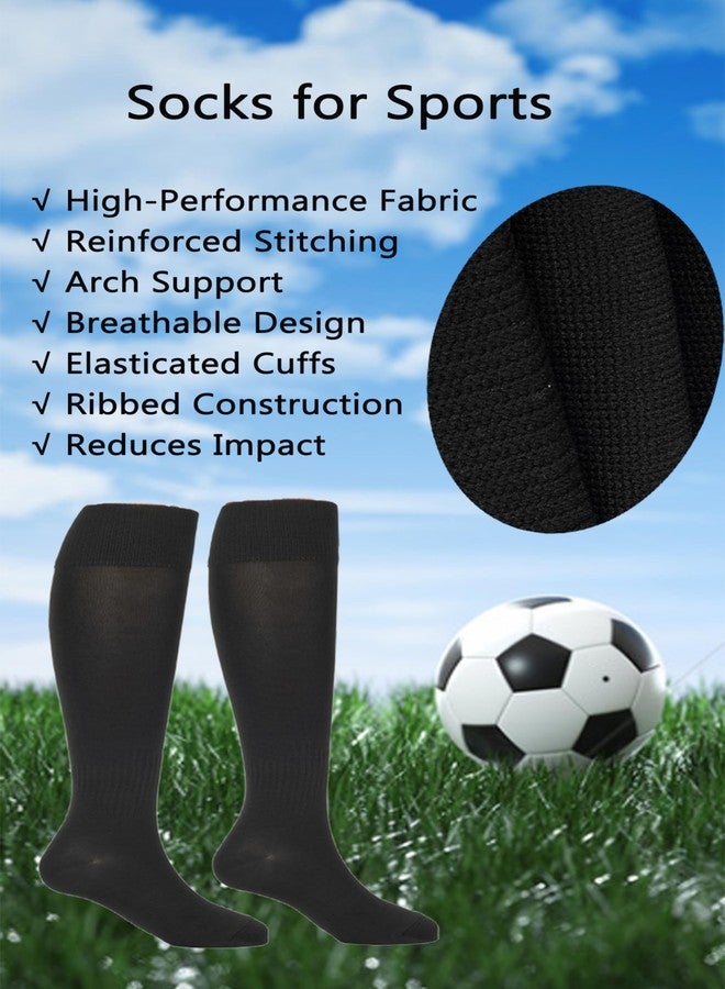 Vikodah Athletic Knee High Socks Multi-Sports Long Socks for Men Women Baseball Softball Soccer Running - Image 2